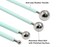 4-Pack Cake or Clay Sculpture Modeling Tools Double-Ended Metal Ball Stylus Dotting Set Stainless Steel for Sculpting Modeling